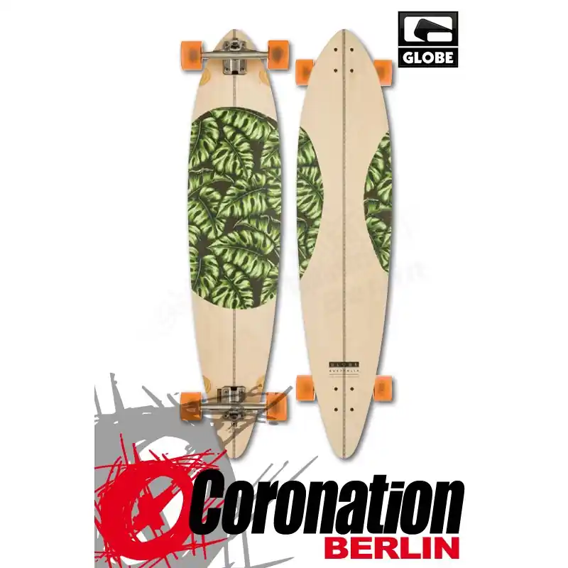 Globe Monstera Pintail Longboard Geprüft