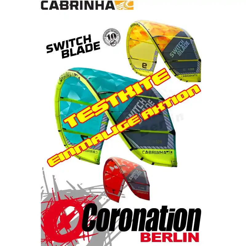 Wochenendangebot Cabrinha Switchblade 2015 Test Kite 6m²