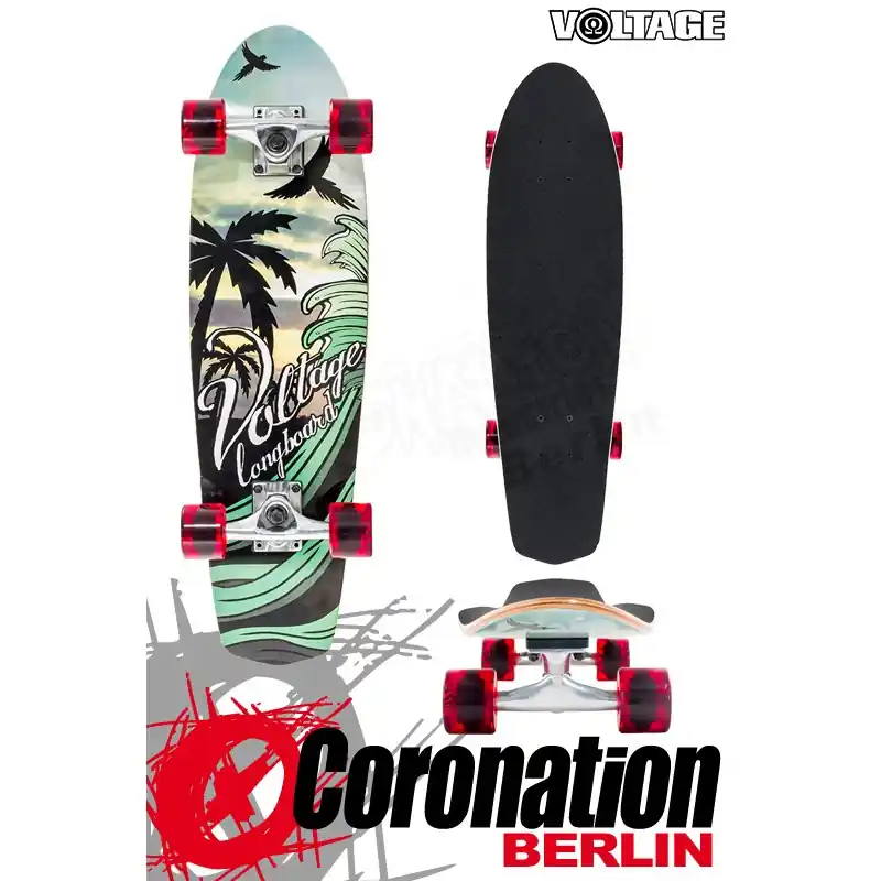 Voltage Longboard Sunset Cruiser - Green Bestseller