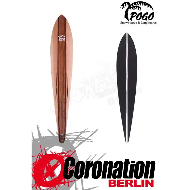 Billig POGO Longboard Deck Speedneedle 140cm