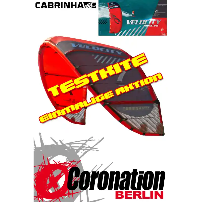 Zertifiziert Cabrinha Velocity 2015 TEST Kite 13m²