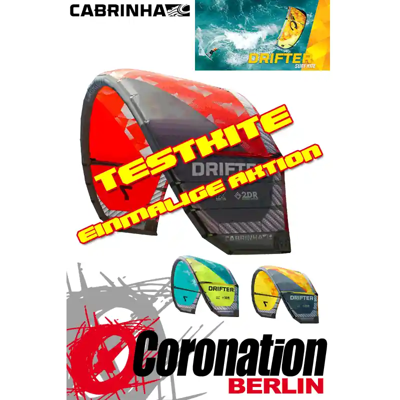 Bestpreis Cabrinha Drifter 2015 TEST Kite 9m²