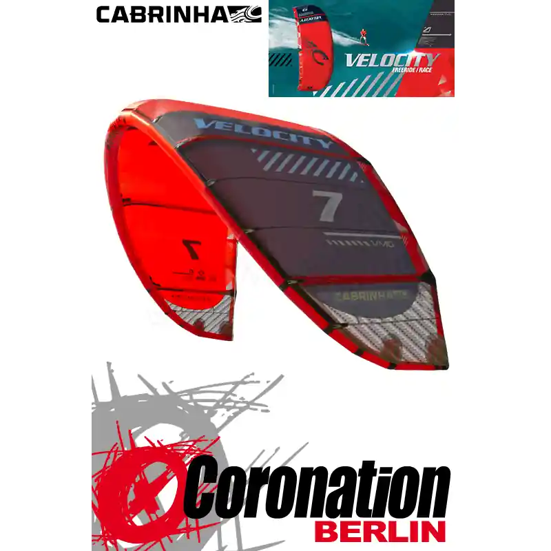 Markenprodukt Cabrinha Velocity 2015 Freeride Race Kite 14m²