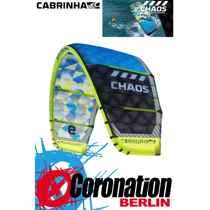 Cabrinha Chaos 2015 Freestyle Wakestyle Kite 7m² Neuheit