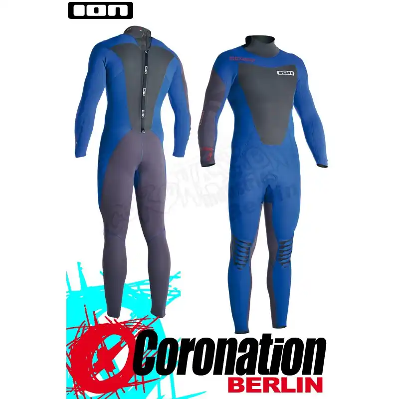 Zertifiziert ION Element Semidry 3/2 DL Neoprenanzug 2015 blue