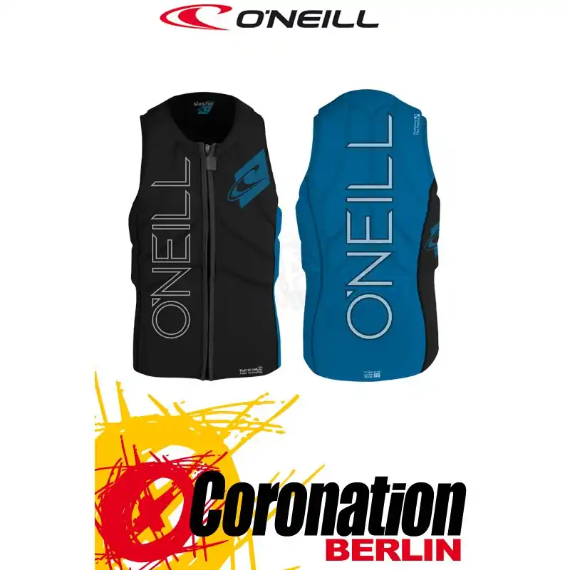 Echt O‘Neill Prallschutzweste Slasher Wake/Kite Vest Black-Blue