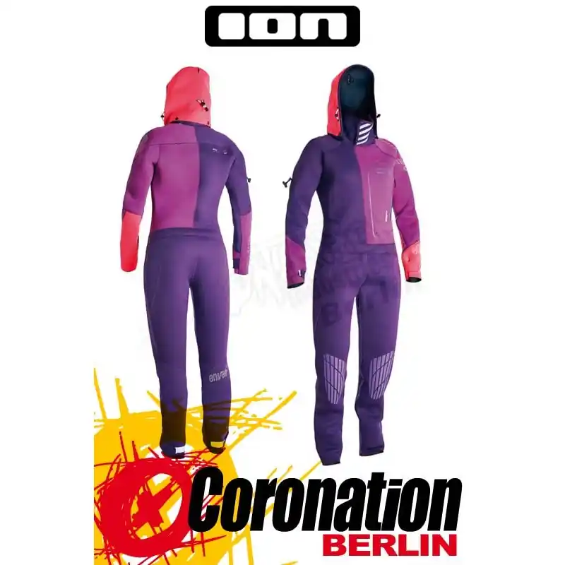 Ion Envee Drysuit 4/3 DL 2015 Frauen Trockenanzug Purple Sofort Bestellen