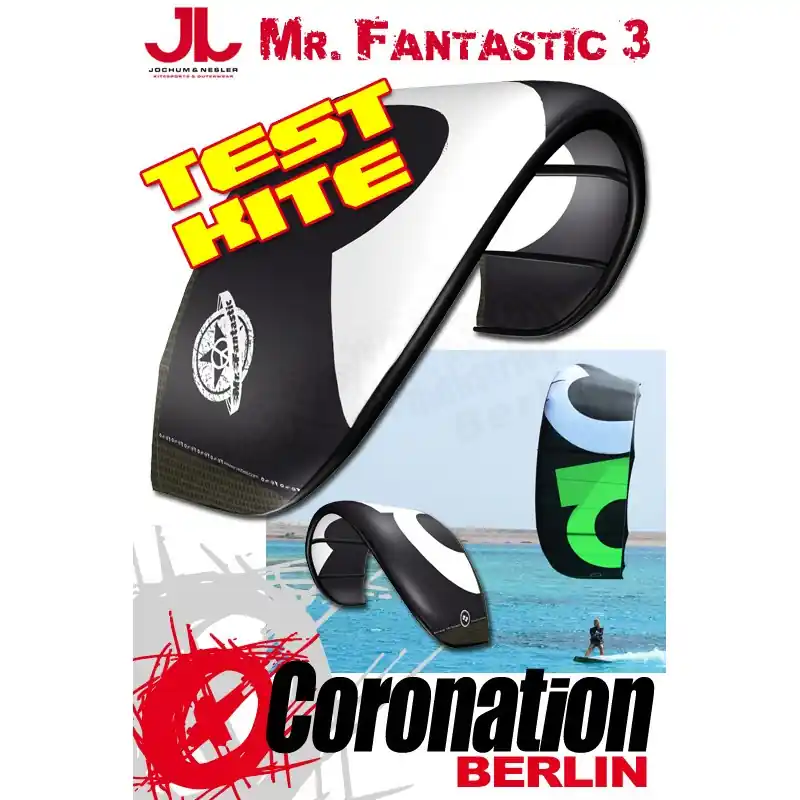 Begrenztes Angebot JN Mr Fantastic 3 TEST Kite - 16m² Weiß