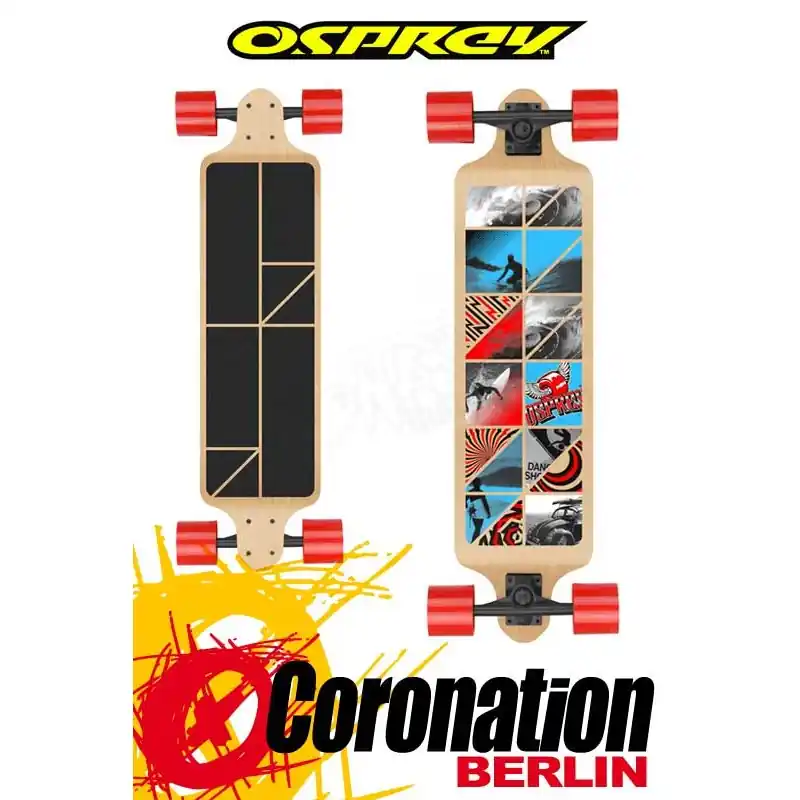 Osprey Cube Twin Tip Boat Drop Down Longboard Markenprodukt