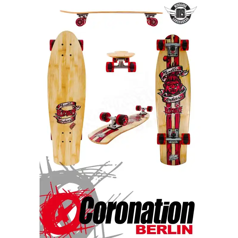 Günstig Mindless Voodoo Rustler Kicktail Mini Cruiser Red