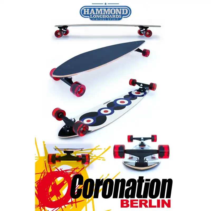 Markenprodukt Hammond Longboard London Cruiser Pintail complete