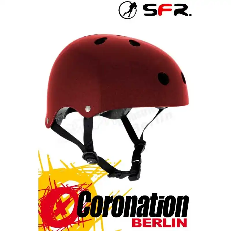 SFR Essentials Skate/BMX Helmet Metallic Red Neue Kollektion