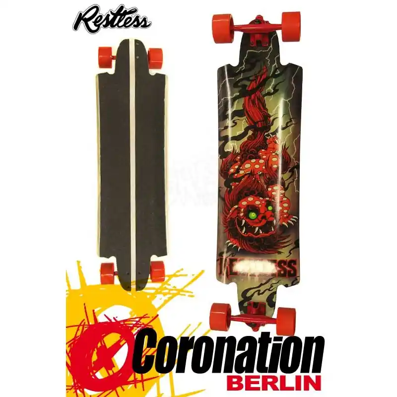 Begrenztes Angebot Restless Furabu 37" Downhill Freeride Longboard