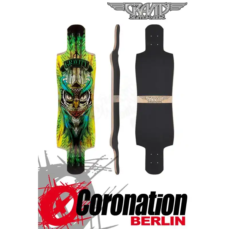 Super-Preis Gravity Twinkick 38" Midnight Thief Longboard Deck