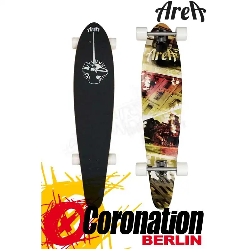 Area Longboard Brooklyn Stepz Kicktail Komplett Longboard Finale Aktion