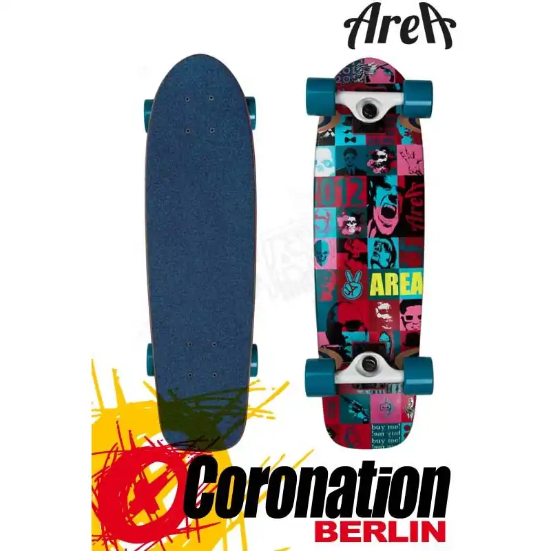 Area Longboard Mini Cruiser 2012 Kicktail Letzte Chance