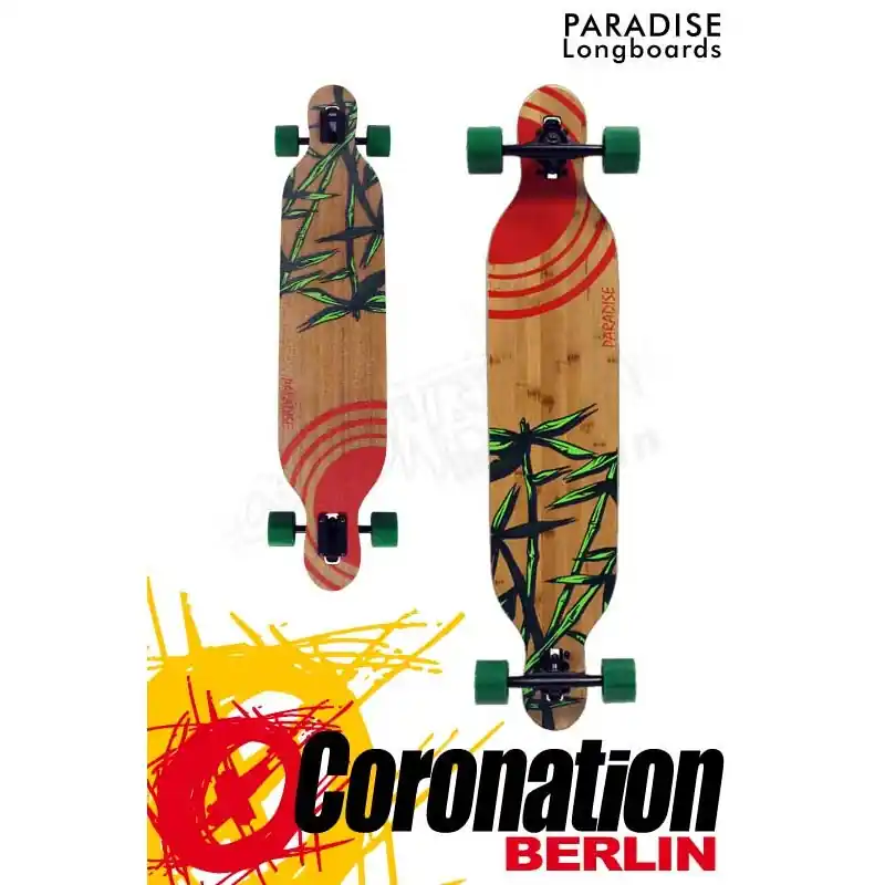 Highlight Paradise Bamboo Sun Drop Thru Komplett Longboard