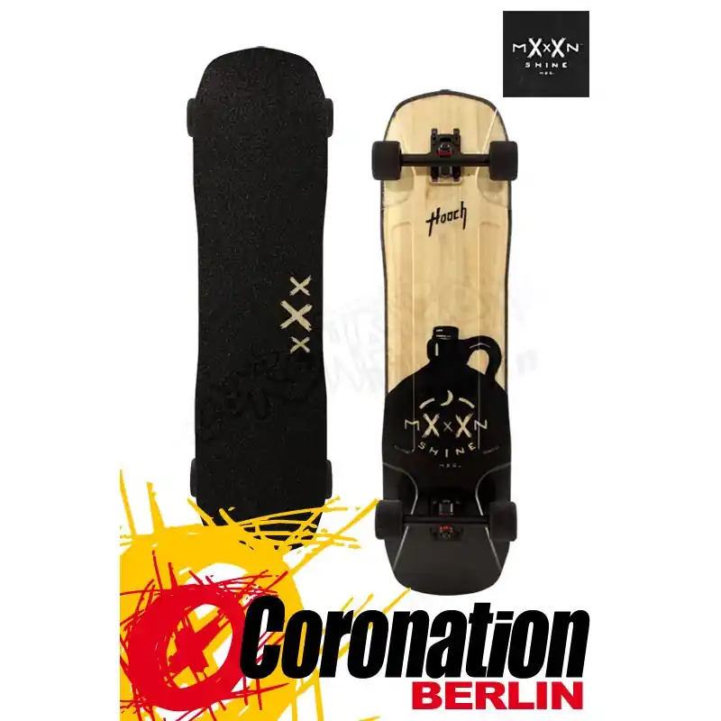 Kracherpreis Moonshine Hooch Slip Longboard komplett
