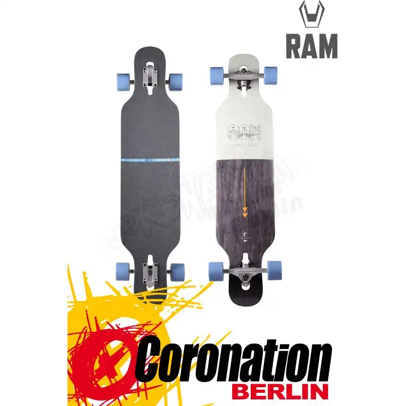 Geprüft RAM Ciemah Cool Gray 2015 Komplett Longboard