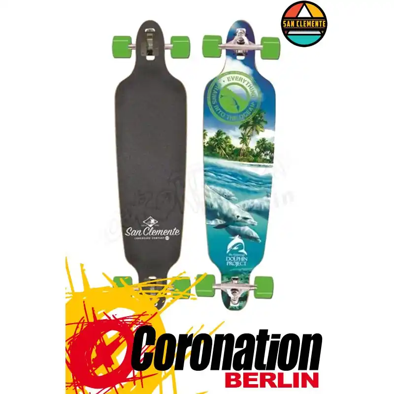 San Clemente Dolphines Komplett longboard Garantierte Lieferung