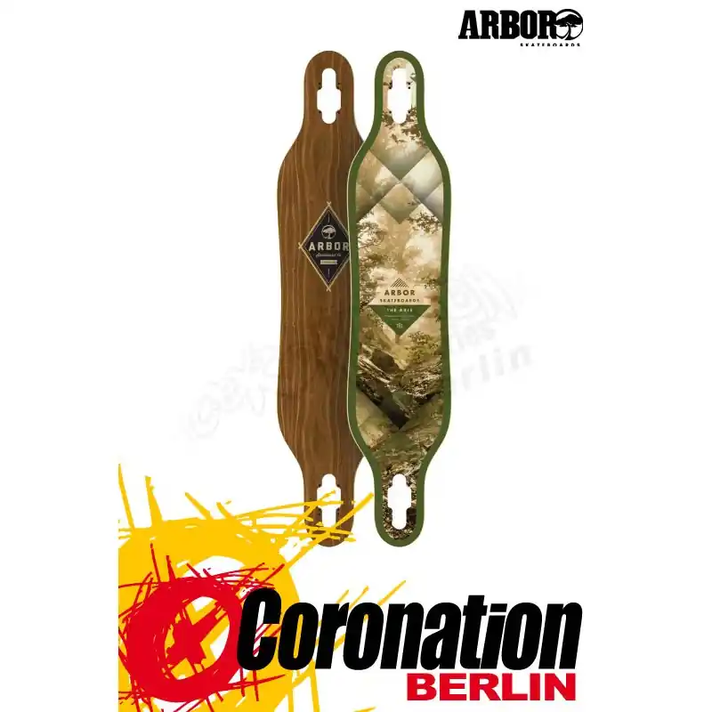 Arbor Axis Walnut Longboard Deck Top-Preis
