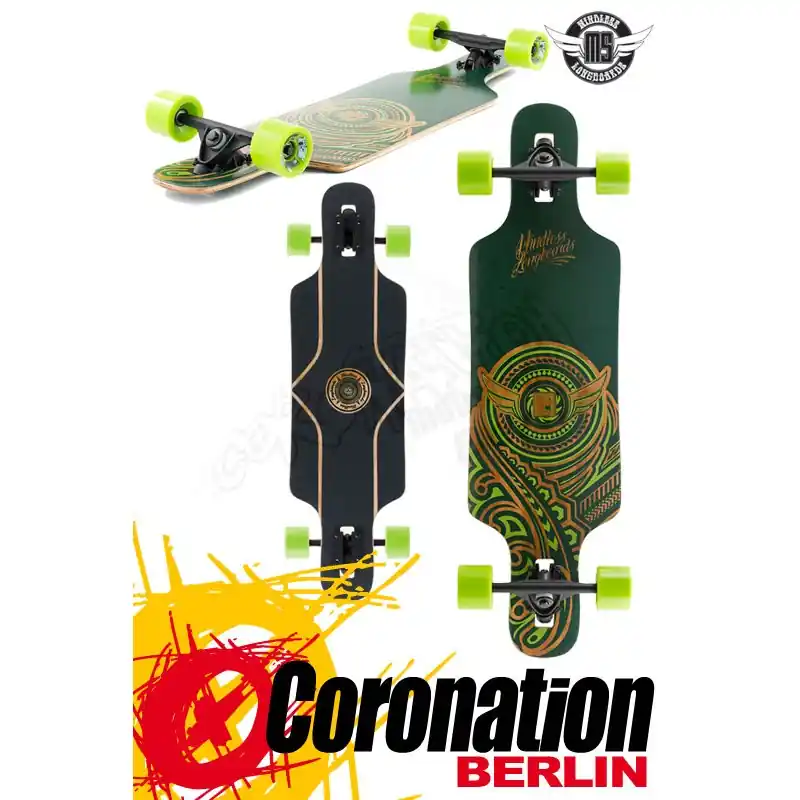 Mindless Raven II Grün komplett Longboard Aktuell