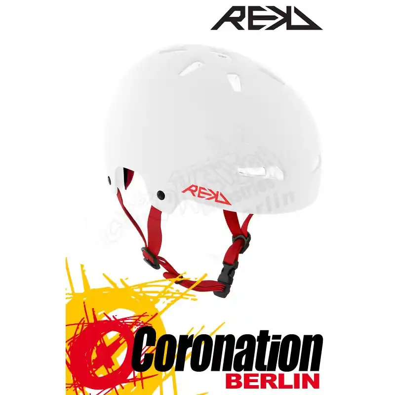 REKD Elite White/Red Helme Nur Heute