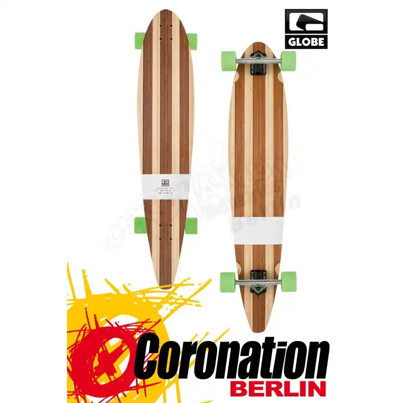 Günstig Globe Big Pinner Bamboo 44 Komplett Longboard green