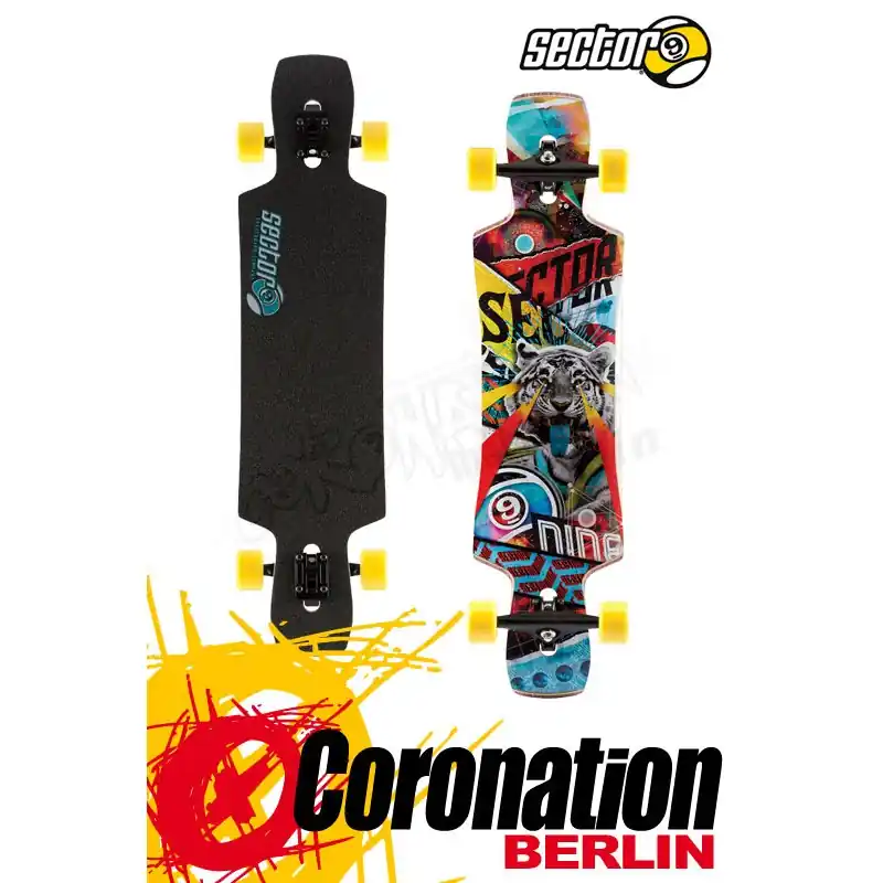 Meistverkauft Sector 9 Static Komplett Longboard