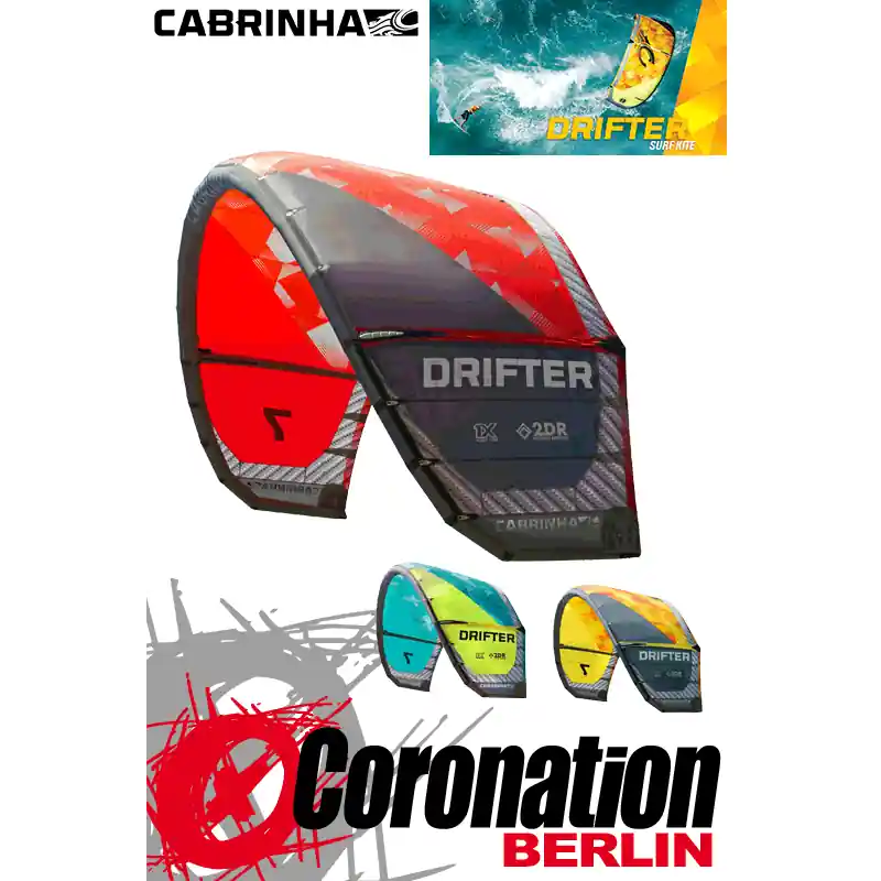 Zertifiziert Cabrinha Drifter 2015 Wave Surfing Kite 13m²