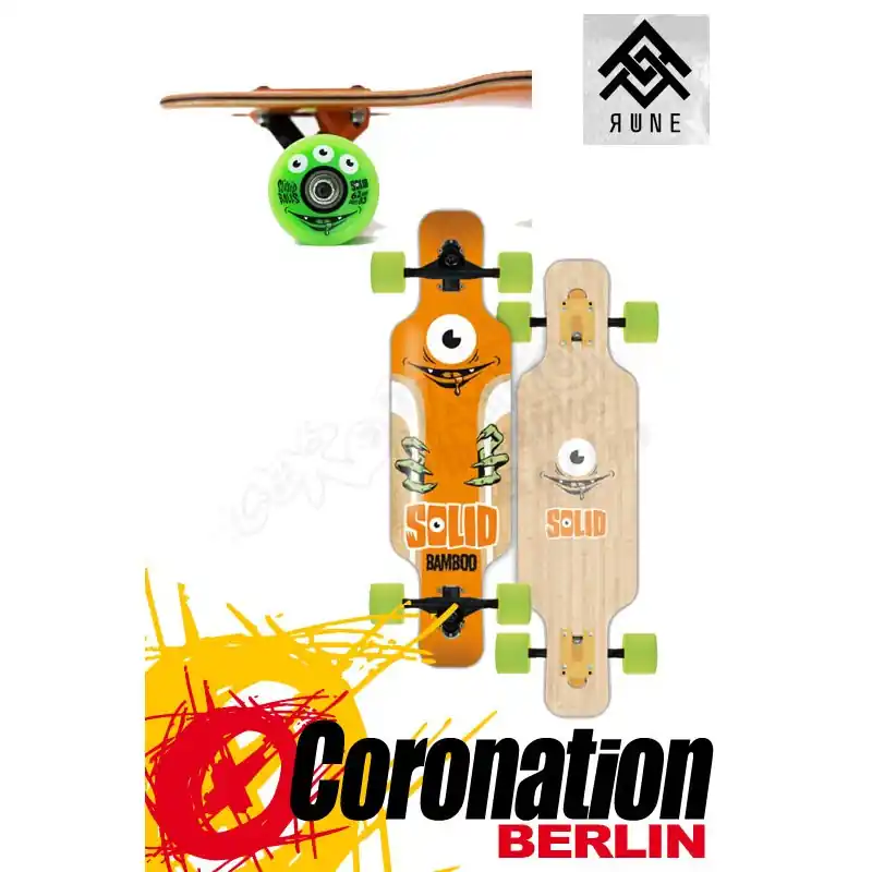 Solid Eye Kid Bamboo Komplett Longboard Neu Im Sortiment