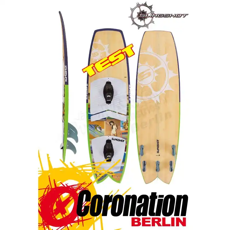 Aktuell Slingshot Angry Swallow 5´4" 2015 Test Kiteboard