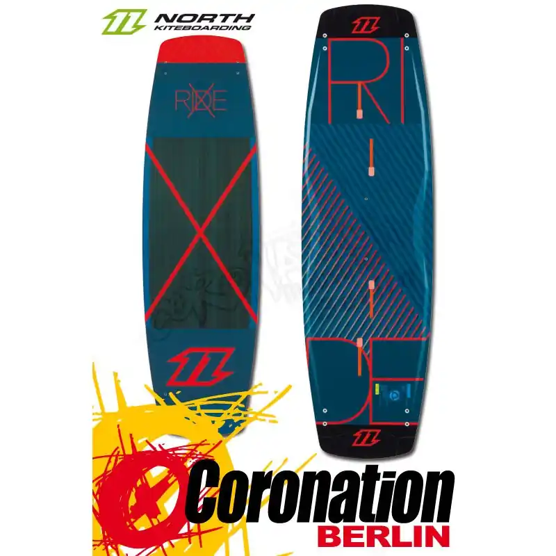 Beliebt North X-Ride 2015 Kiteboard 138cm Freeride Wave