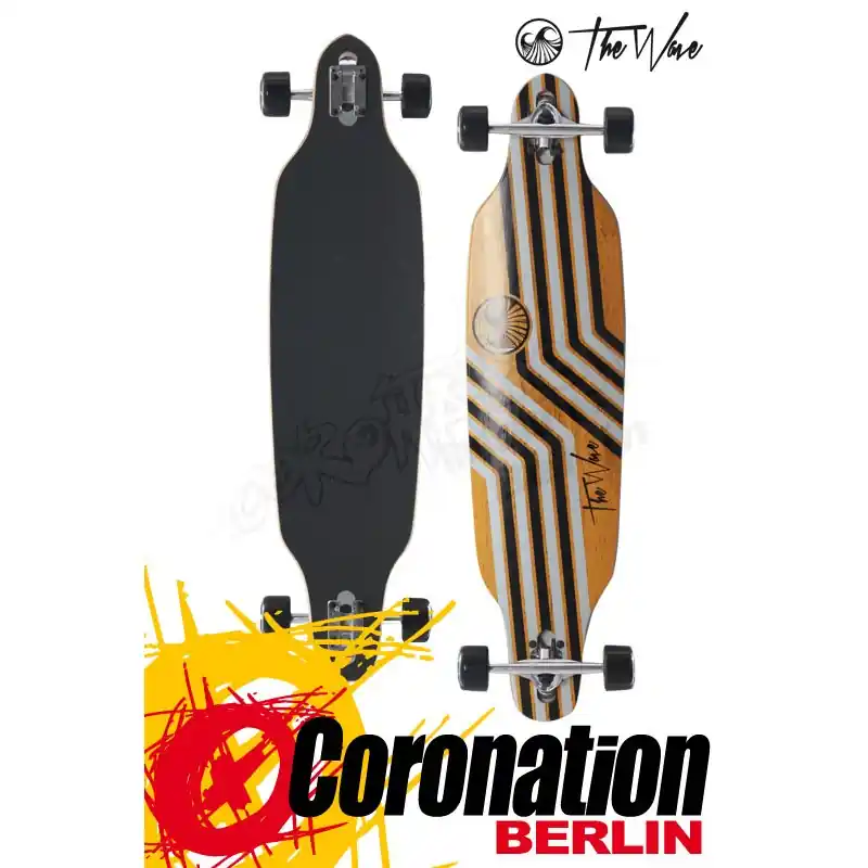 The Wave Reverso 39 DT Orange Komplett Longboard Sofort Bestellen