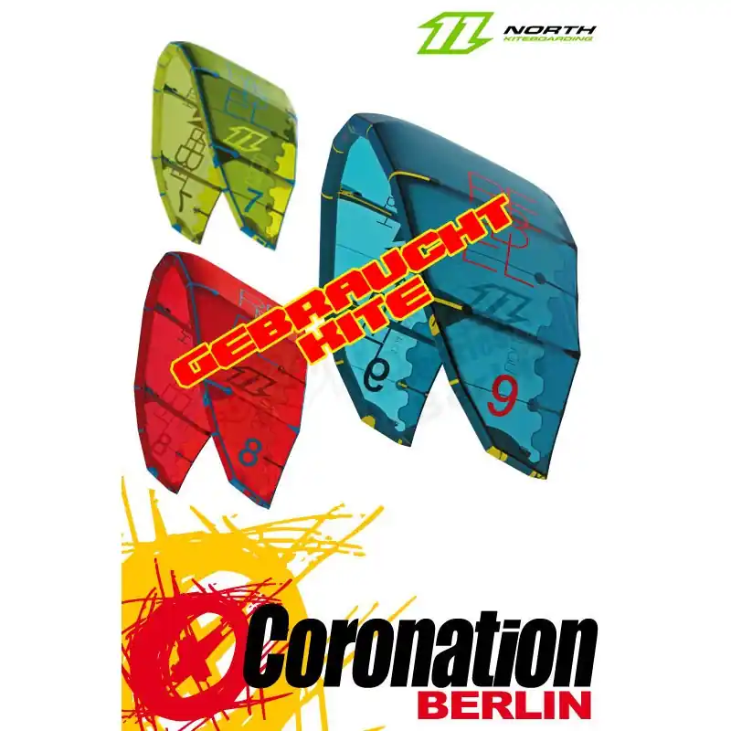 North Rebel 13m² 2015 Gebraucht Kite - High Performance Freeride Markenware