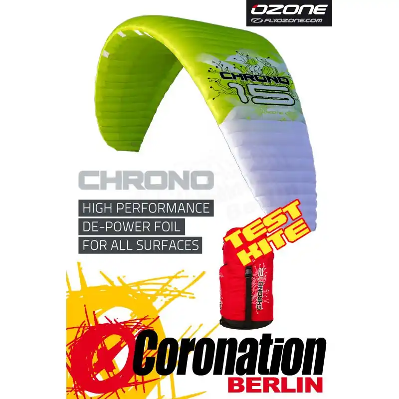 Super-Preis Ozone Chrono 12m² Test Leichtwind mit Freeride Bar