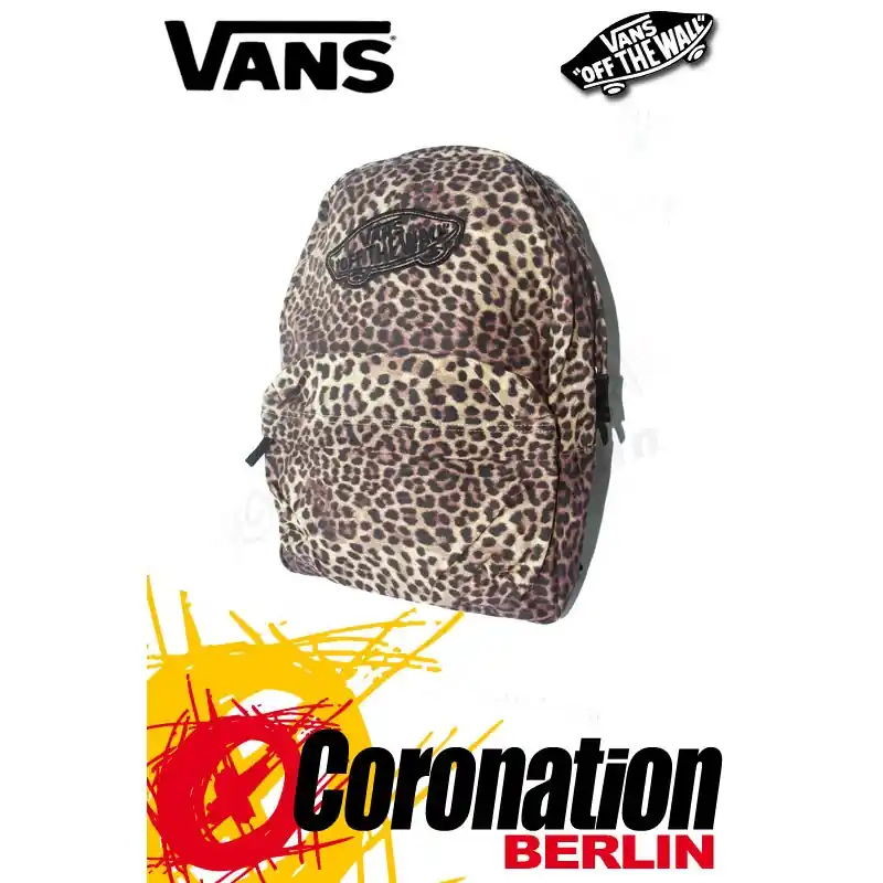 Billig Vans Realm Leopard Backpack