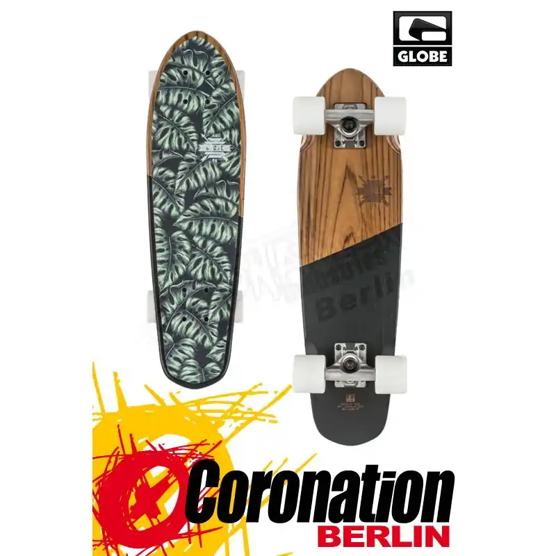 Wochenendangebot Globe Blazer Mini Longboard Cruiser Teak Monstera