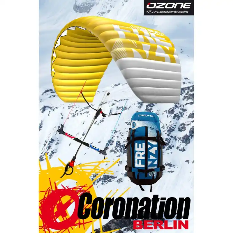 Top-Seller Ozone Frenzy V10 Snowkite mit Bar