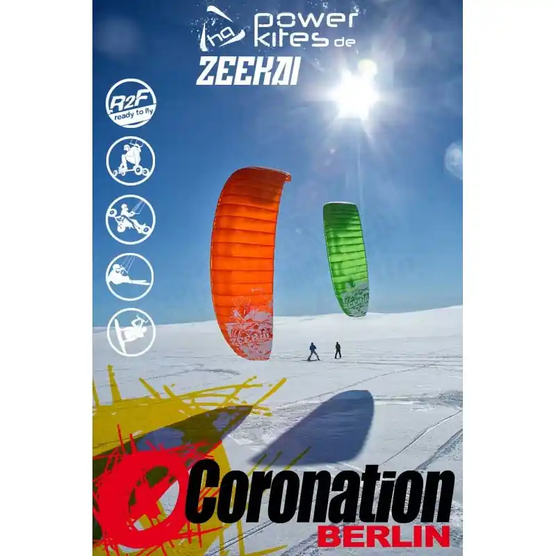 Ausverkauf HQ Zeekai 10m² High Performance All Terrain Kite RTF