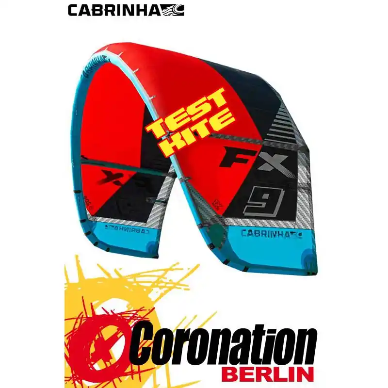 Cabrinha FX 2016 CROSSOVER 9m² Test Kite Only Sonderaktion