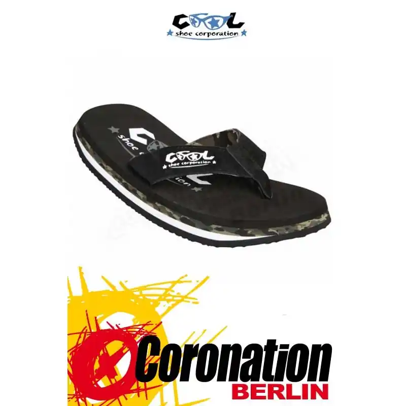 Cool Shoes ORIGINAL - SLIGHT black Badelatschen Strand Sandalen Schnäppchen