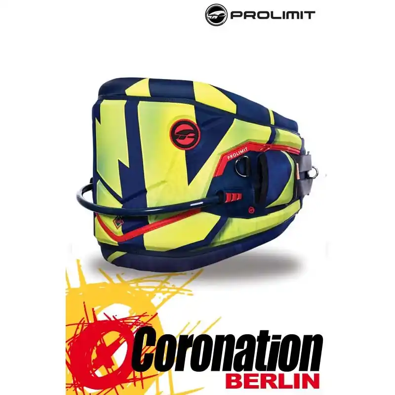 Prolimit Harness Kite Waist Pro Ltd 2016 Blue-Yellow Zertifiziert