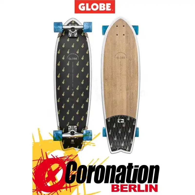 GLOBE Chromantic Longboard Black/Pineapple/Bamboo complete Letzte Chance