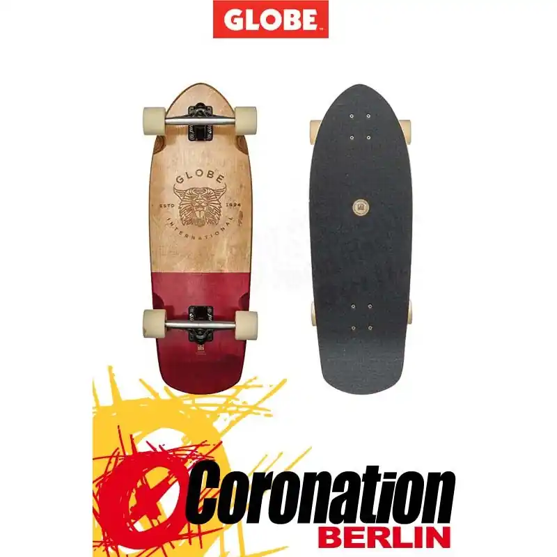 Globe Stubby Longboard half dip natural red Abverkauf