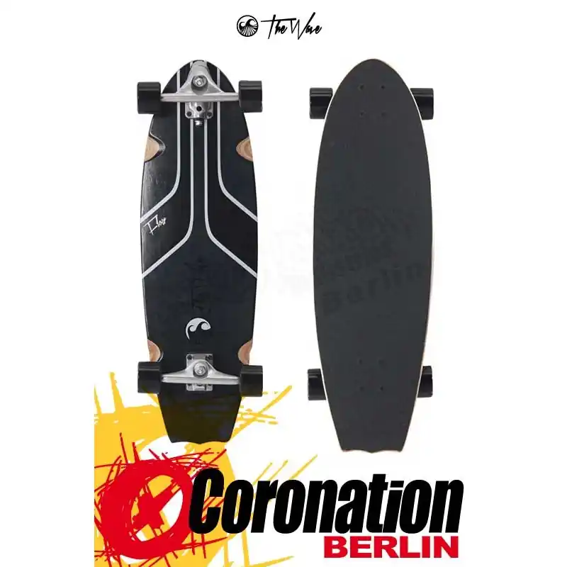 The Wave FLOW 31" WAVE SKATEBOARD Black Rabatt