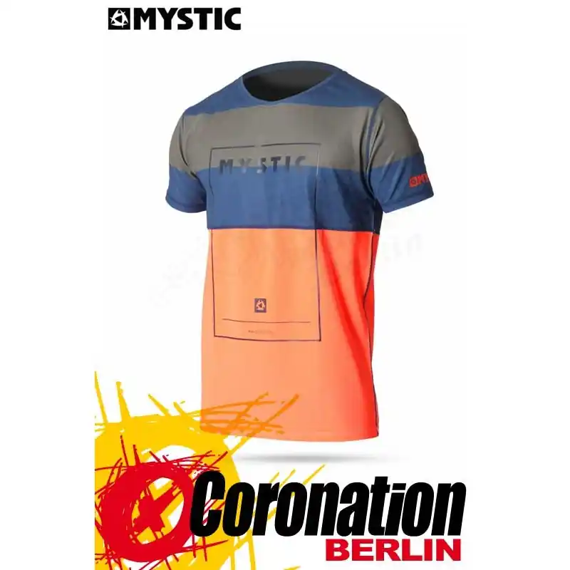 Neu Im Sortiment Mystic Drip Quickdry S/S - Coral