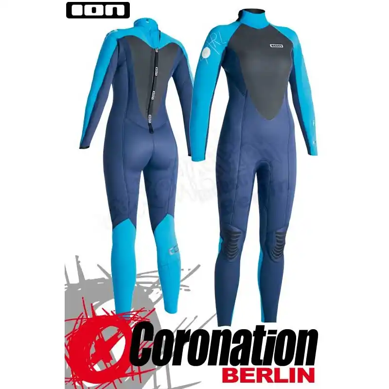 Heißes Angebot ION Pearl Semdry 4/5 DL Frauen Neoprenanzug Turquoise/Steel