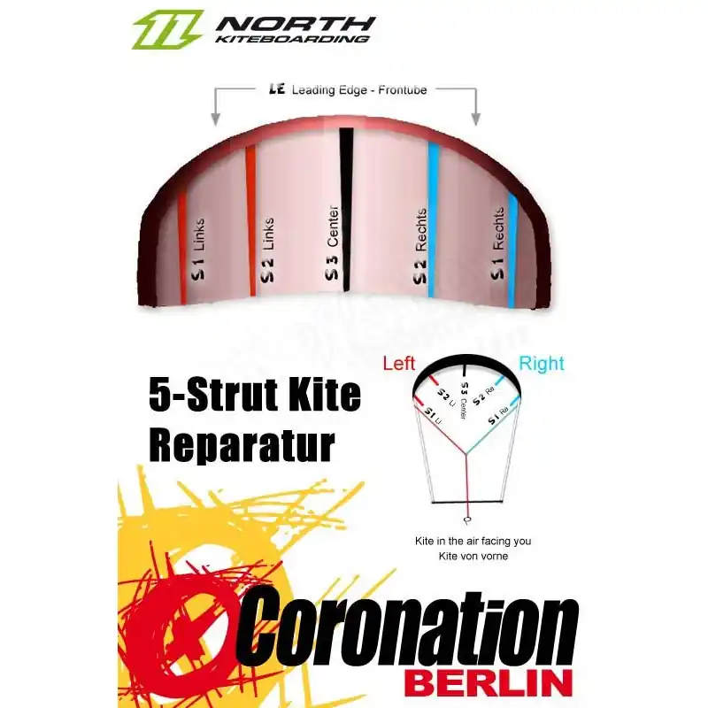 North Evo 2014 Bladder Ersatzschlauch Fronttube & Struts Markenprodukt