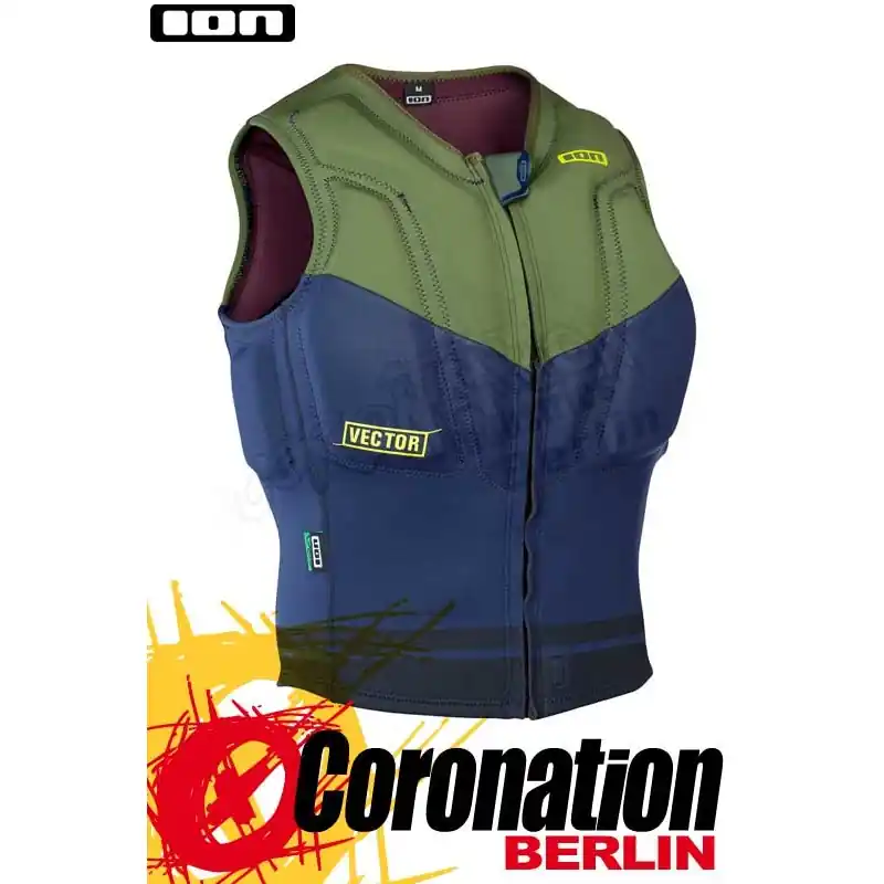 ION VECTOR VEST Prallschutzweste Green/Blue Top-Angebot